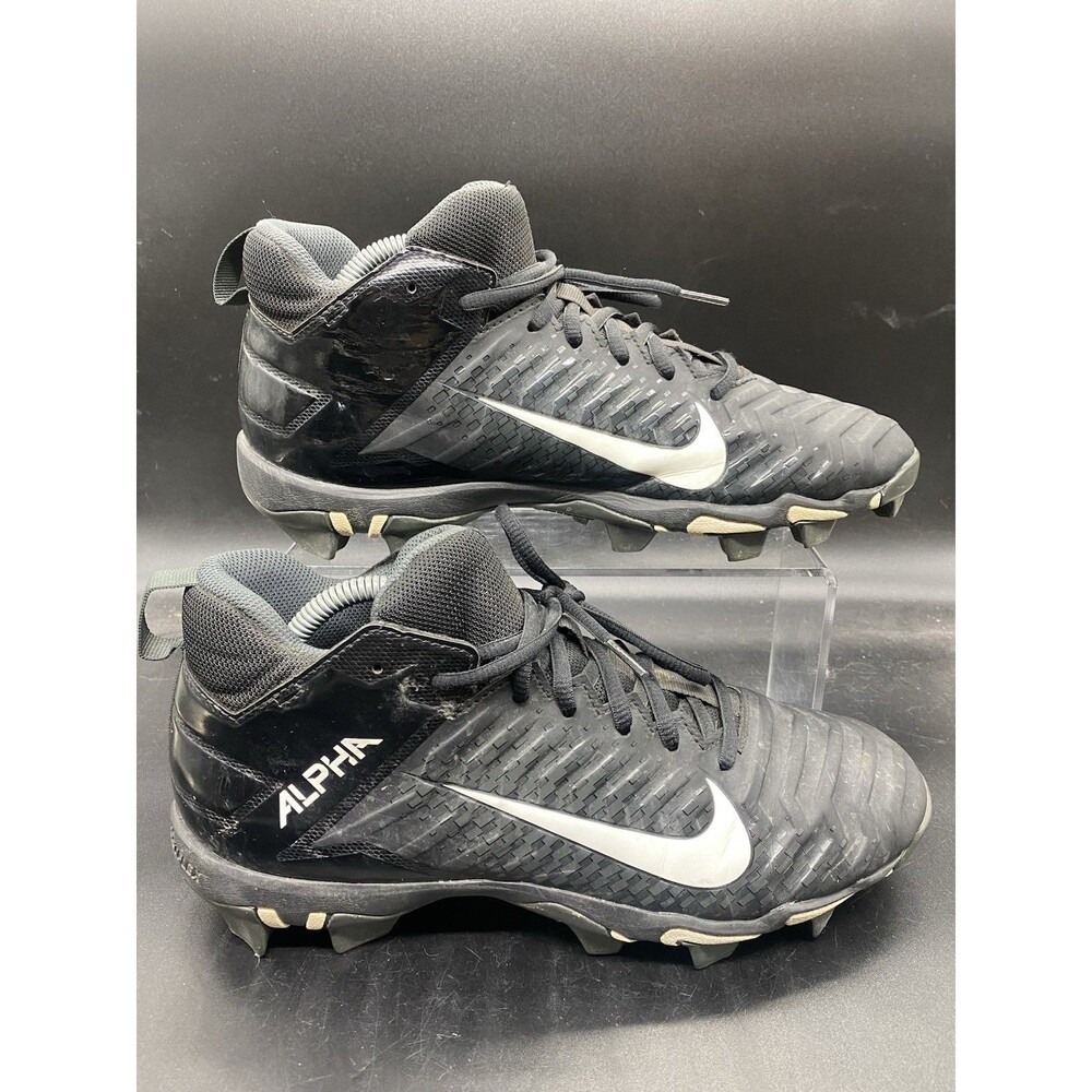Nike Alpha Menace 2 Shark Black Football Cleats Men’s Size 8.5 AQ7653-001